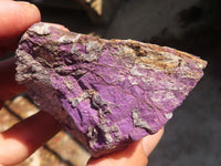 Natural Metallic Purpurite Cobbed Specimens x 12 From Erongo, Namibia