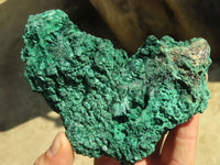 Natural Chatoyant Silky Malachite Specimens  x 2 From Kasompe, Congo