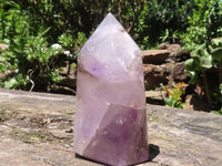 Polished Large Smokey Window Amethyst Point  x 1 From Madagascar - TopRock