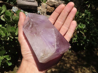 Polished Large Smokey Window Amethyst Point  x 1 From Madagascar - TopRock