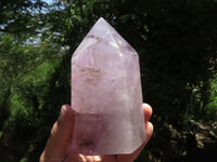 Polished Large Smokey Window Amethyst Point  x 1 From Madagascar - TopRock