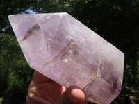 Polished Large Smokey Window Amethyst Point  x 1 From Madagascar - TopRock