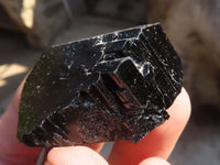 Natural Schorl Black Tourmaline Specimens With Hyalite On Some x 20 From Erongo, Namibia