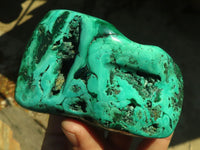 Polished Malachite Free Forms x 3 From Kolwezi, Congo