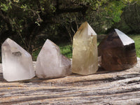 Polished Gorgeous Selection Of Quartz Crystals  x 4 From Madagascar - TopRock
