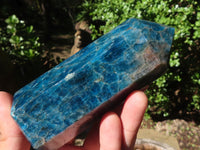 Polished Blue Apatite Points  x 3 From Madagascar - Toprock Gemstones and Minerals 