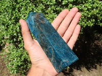 Polished Blue Apatite Points  x 3 From Madagascar - Toprock Gemstones and Minerals 