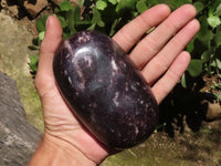 Polished Deep Purple Lepidolite Free Forms  x 3 From Zimbabwe - TopRock