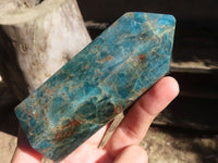 Polished Blue Apatite Points  x 3 From Madagascar - Toprock Gemstones and Minerals 