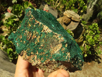 Natural Crystalline Botryoidal Malachite Specimens  x 2 From Congo - Toprock Gemstones and Minerals 