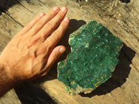 Natural Crystalline Botryoidal Malachite Specimens  x 2 From Congo - Toprock Gemstones and Minerals 