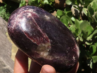 Polished Deep Purple Lepidolite Free Forms  x 3 From Zimbabwe - TopRock