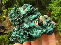 Natural Chatoyant Silky Malachite Specimens  x 6 From Kasompe, Congo - TopRock