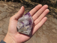 Polished Selection Of Window Amethyst / Smokey Amethyst Crystals  x 6 From Ankazobe, Madagascar - TopRock