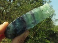 Natural Stone Sealed Watermelon Fluorite Cobbed Pieces  x 9 From Uis, Namibia - TopRock