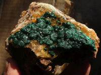 Natural Rare Ball Malachite With Quartz On Dolomite Specimens x 2 From Kambove, Congo