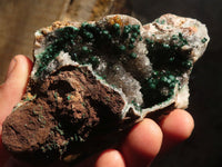 Natural Rare Ball Malachite With Quartz On Dolomite Specimens x 2 From Kambove, Congo