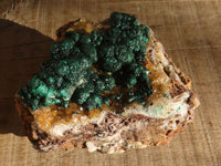 Natural Rare Ball Malachite With Quartz On Dolomite Specimens x 2 From Kambove, Congo