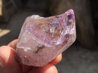 Natural Skeletal Window Amethyst Crystals  x 12 From Chiredzi, Zimbabwe