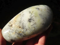 Polished Dendritic Opal Standing Free Forms  x 2 From Moralambo, Madagascar