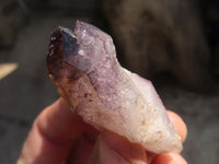 Natural Skeletal Window Amethyst Crystals  x 12 From Chiredzi, Zimbabwe