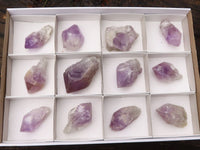 Polished Single Jacaranda Amethyst Crystals  x 12 From Mumbwa, Zambia - TopRock