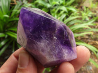 Polished Lovely Selection Of Window Amethyst Crystals  x 6 From Akansobe, Madagascar - TopRock