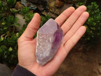 Polished Single Jacaranda Amethyst Crystals  x 12 From Mumbwa, Zambia - TopRock