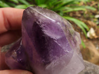 Polished Lovely Selection Of Window Amethyst Crystals  x 6 From Akansobe, Madagascar - TopRock