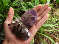 Polished Lovely Selection Of Window Amethyst Crystals  x 6 From Akansobe, Madagascar - TopRock