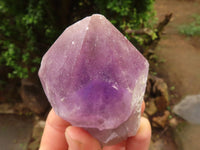 Polished Single Jacaranda Amethyst Crystals  x 12 From Mumbwa, Zambia - TopRock