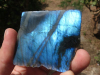 Polished One Side Polished Labradorite Slabs  x 12 From Madagascar - TopRock