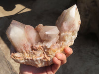 Natural Red Hematoid Quartz Cluster x 1 From Karoi, Zimbabwe