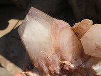 Natural Red Hematoid Quartz Cluster x 1 From Karoi, Zimbabwe