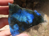 Polished One Side Polished Labradorite Slabs  x 12 From Madagascar - TopRock