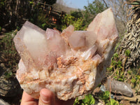 Natural Red Hematoid Quartz Cluster x 1 From Karoi, Zimbabwe