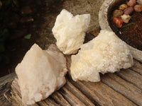 Natural Cascading Candle Quartz Specimens  x 3 From Madagascar - Toprock Gemstones and Minerals 