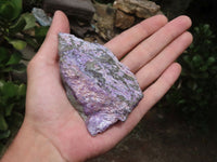 Natural Purple Stichtite Cobbed Specimens  x 12 From Barberton, South Africa - TopRock