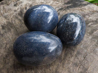 Polished Blue Lazulite Palm Stones  x 20 From Madagascar - TopRock