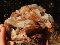 Natural Rare Bladed Barite Specimens  x 2 From Congo