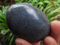 Polished Blue Lazulite Palm Stones  x 20 From Madagascar - TopRock