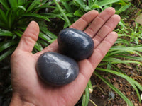 Polished Blue Lazulite Palm Stones  x 20 From Madagascar - TopRock