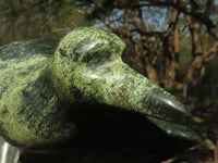 Polished Large Leopard stone Bird Book End Carvings  x 2 From Zimbabwe - TopRock