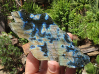 Polished One Side Polished Labradorite Slabs  x 6 From Madagascar - TopRock