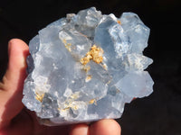 Natural Blue Celestite Crystal Specimens  x 3 From Sakoany, Madagascar - Toprock Gemstones and Minerals 