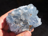 Natural Blue Celestite Crystal Specimens  x 3 From Sakoany, Madagascar - Toprock Gemstones and Minerals 