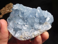 Natural Blue Celestite Crystal Specimens  x 3 From Sakoany, Madagascar - Toprock Gemstones and Minerals 