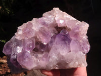 Natural Jacaranda Amethyst Clusters  x 2 From Zambia - Toprock Gemstones and Minerals 