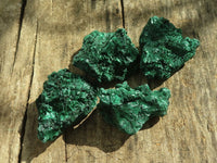 Natural Chatoyant Silky Malachite Specimens  x 12 From Kasompe, Congo - TopRock