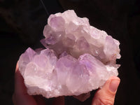 Natural Jacaranda Amethyst Clusters  x 2 From Zambia - Toprock Gemstones and Minerals 